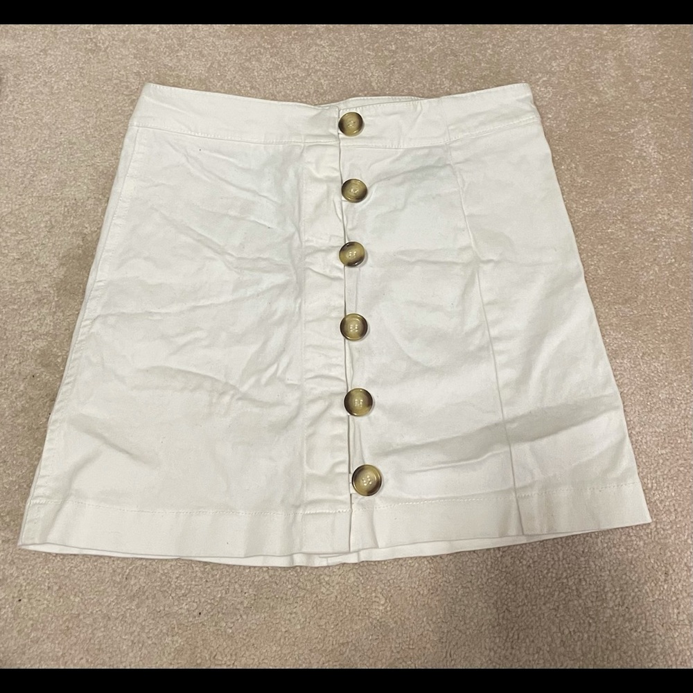 White skirt